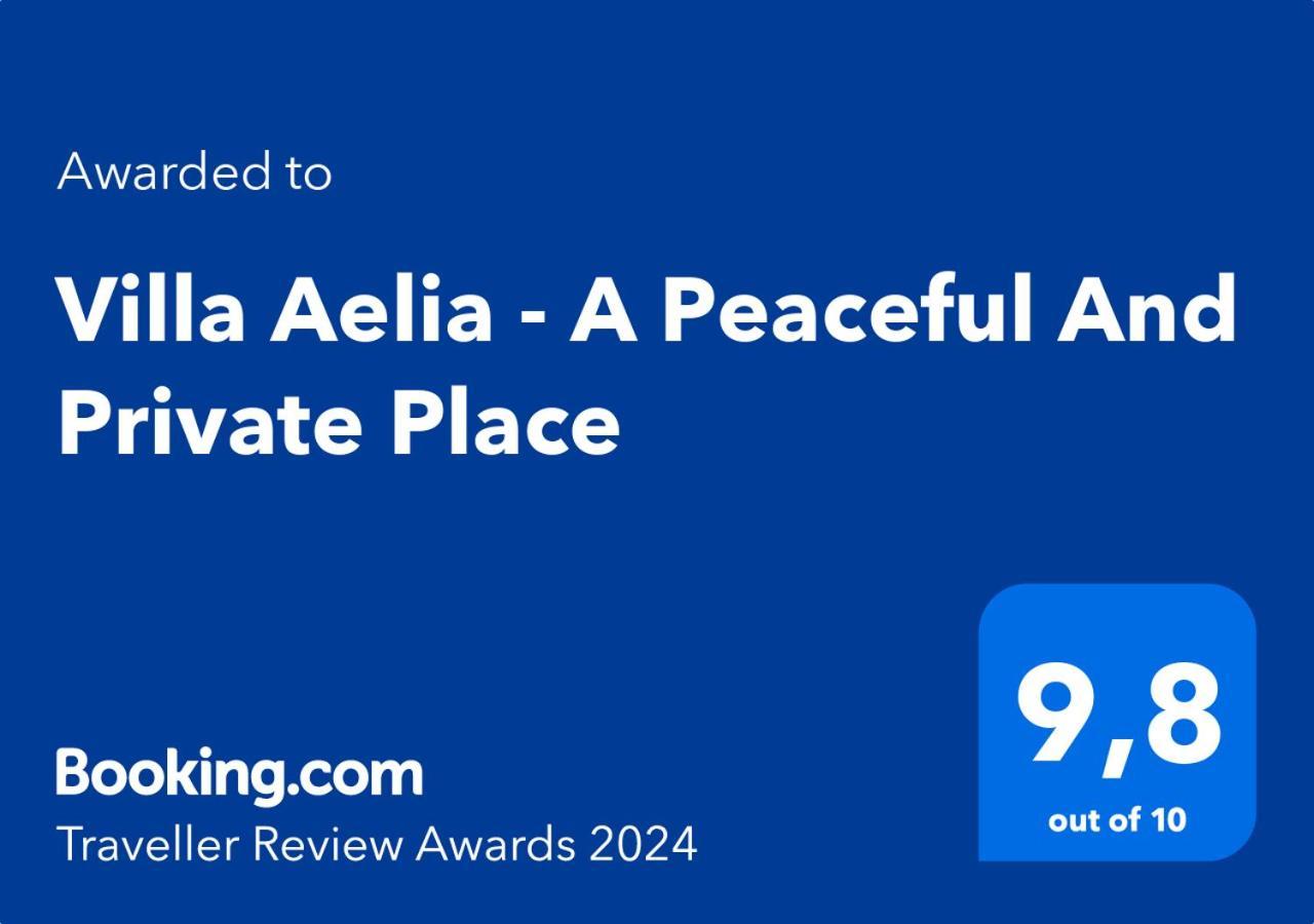 Villa Aelia - A Peaceful And Private Place อาร์กอสโตลี ภายนอก รูปภาพ
